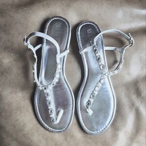Unisa Silver Jewel Sandals